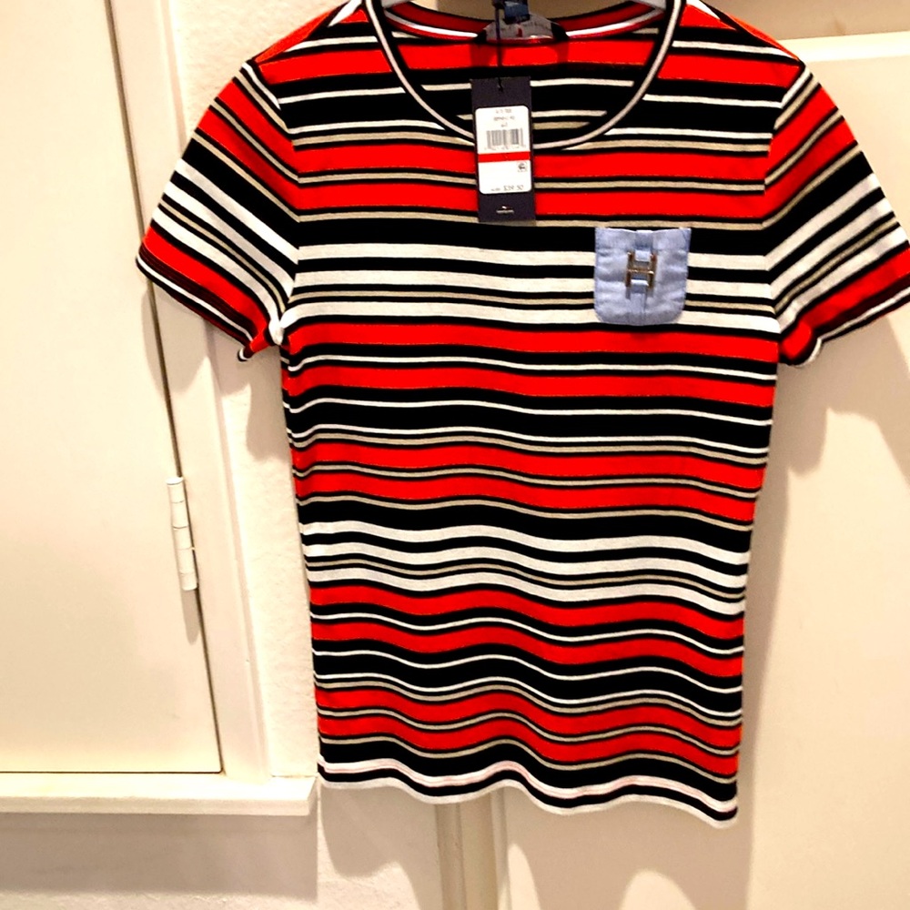 NWT -SALE-Tommy Hilfiger striped cotton top